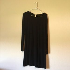 Black casual dress
